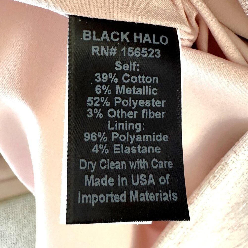 Black Halo Iona Sleeveless Sheath Dress, Rose Stone, 8 - Picture 10 of 12